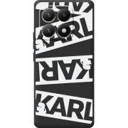 Чорний чохол BoxFace Xiaomi 15T White Karl