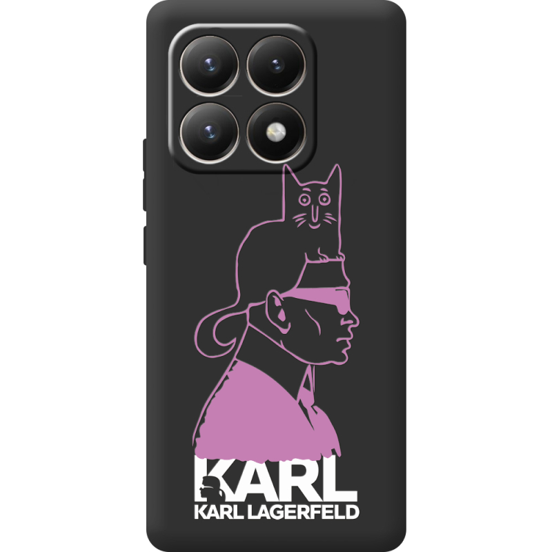 Чорний чохол BoxFace Xiaomi 15T Pink Karl
