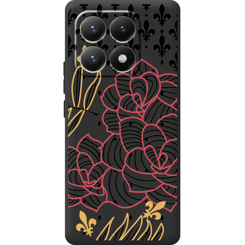 Чорний чохол BoxFace Xiaomi 15T FranceFlowers