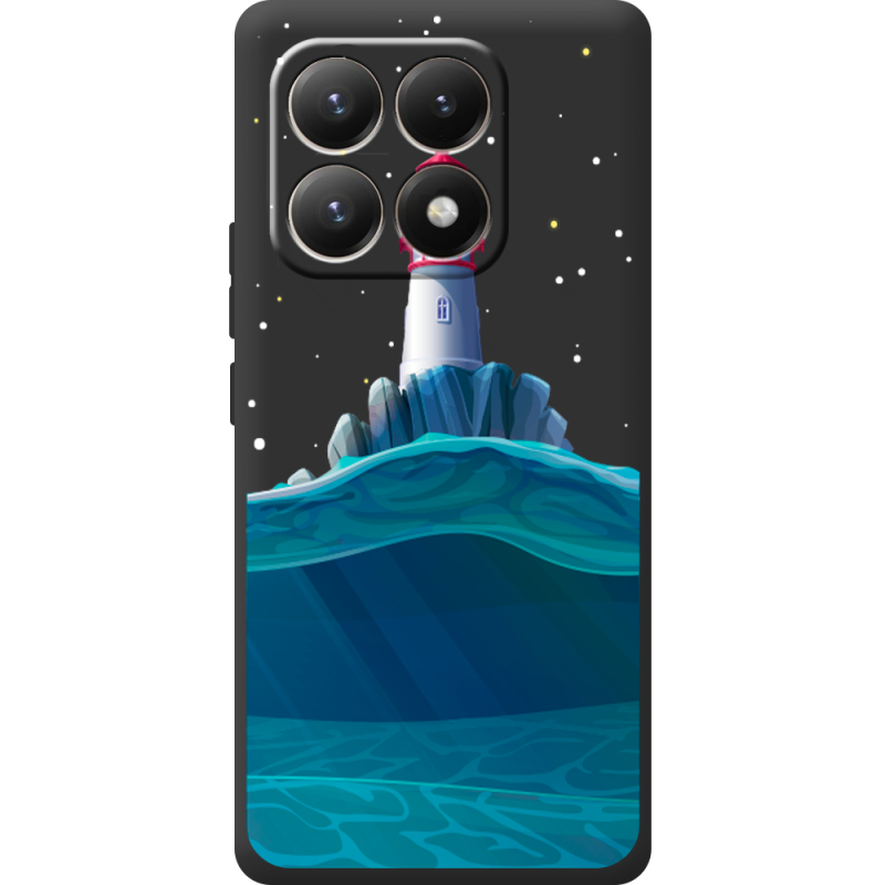 Чорний чохол BoxFace Xiaomi 15T Lighthouse