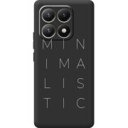 Чорний чохол BoxFace Xiaomi 15T Minimalistic