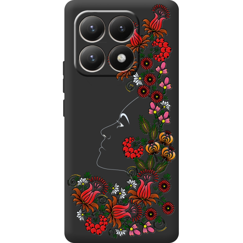 Чорний чохол BoxFace Xiaomi 15T 3D Ukrainian Muse