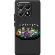 Чорний чохол BoxFace Xiaomi 15T Among Us Impostors