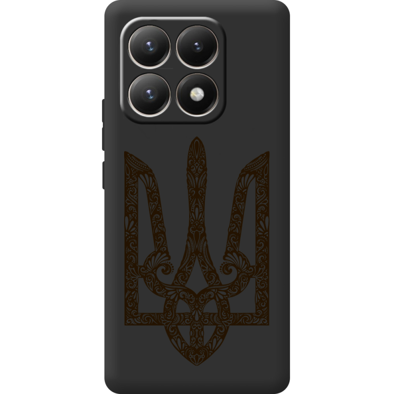 Чорний чохол BoxFace Xiaomi 15T Ukrainian Trident