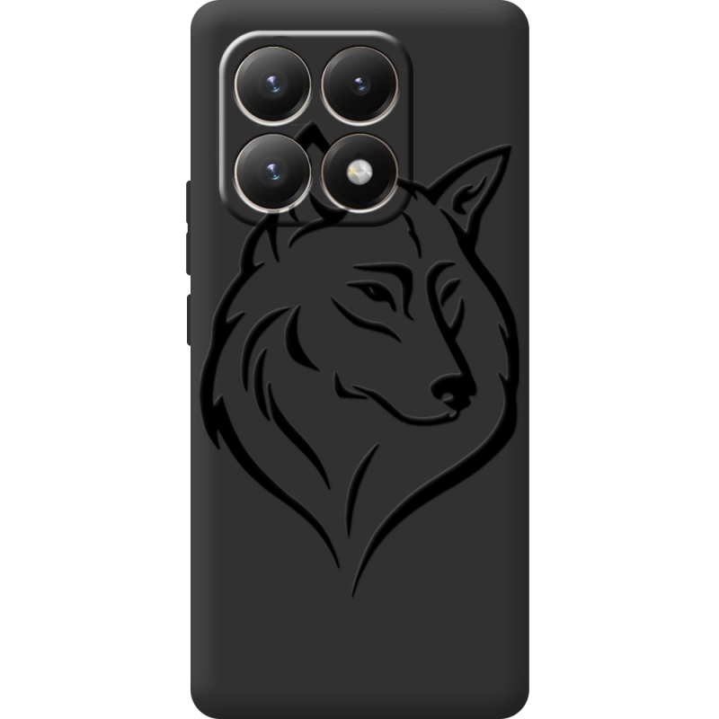 Чорний чохол BoxFace Xiaomi 15T Wolf