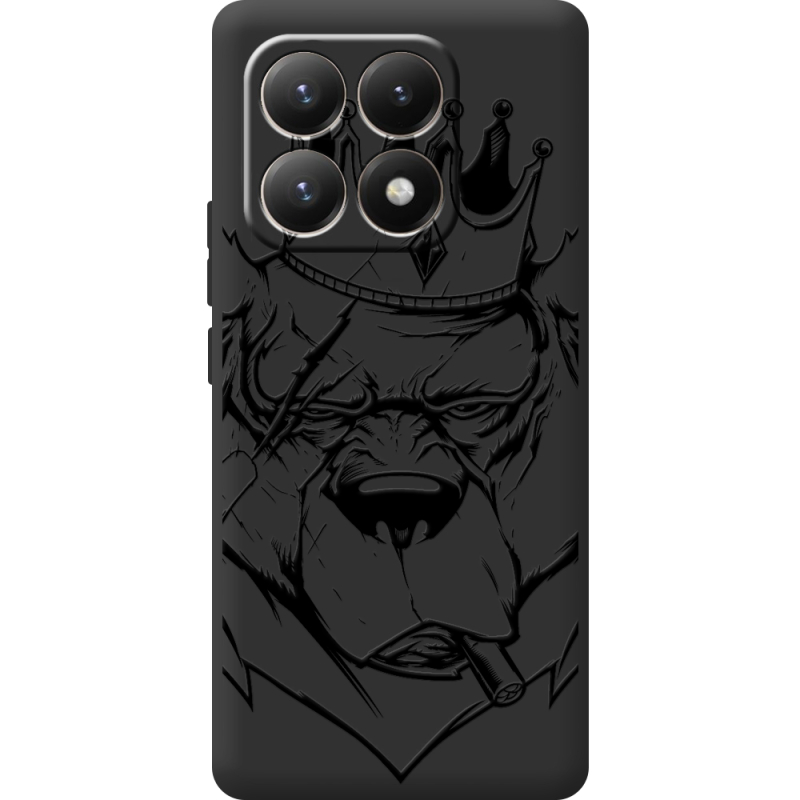 Чорний чохол BoxFace Xiaomi 15T Bear King