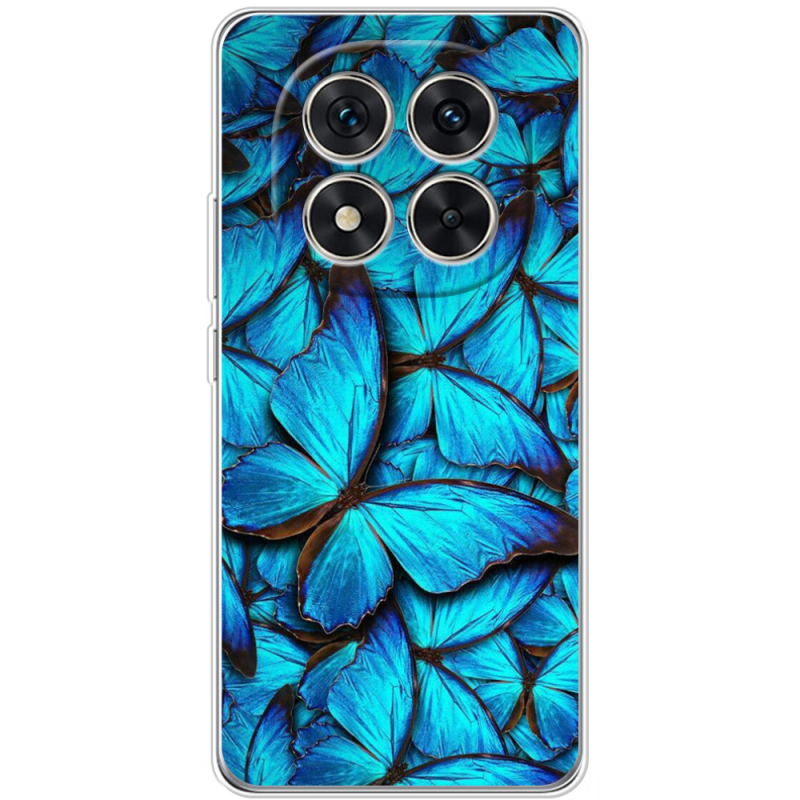 Чохол BoxFace Xiaomi Redmi Note 15 Pro Plus лазурные бабочки
