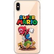 Прозрачный чехол Uprint Apple iPhone XS Max Super Mario