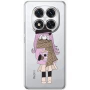 Прозорий чохол BoxFace Xiaomi Redmi Note 15 Pro Plus Winter Morning Girl