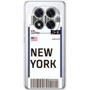 Прозорий чохол BoxFace Xiaomi Redmi Note 15 Pro Plus Ticket New York