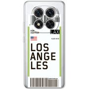 Прозорий чохол BoxFace Xiaomi Redmi Note 15 Pro Plus Ticket Los Angeles
