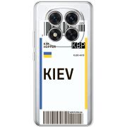 Прозорий чохол BoxFace Xiaomi Redmi Note 15 Pro Plus Ticket Kiev