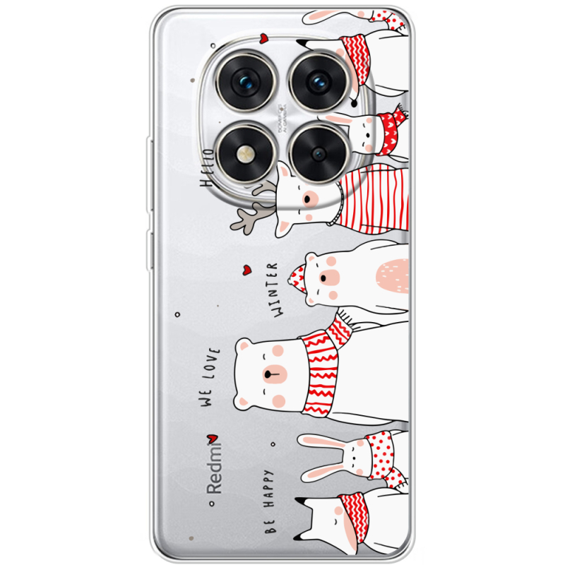 Прозорий чохол BoxFace Xiaomi Redmi Note 15 Pro Plus The Friendly Beasts