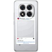 Прозорий чохол BoxFace Xiaomi Redmi Note 15 Pro Plus Insta