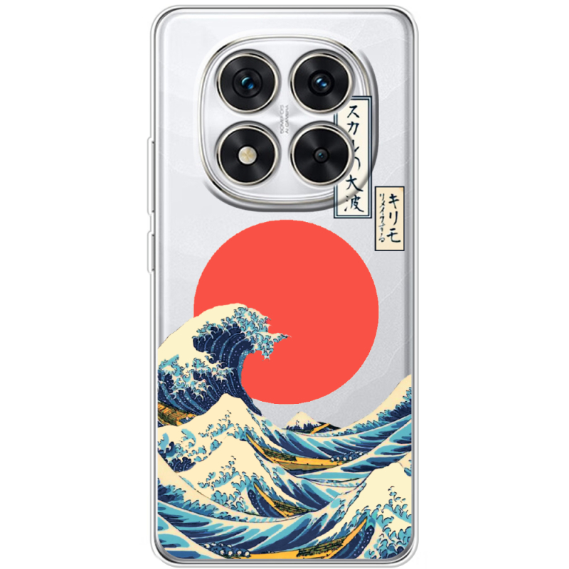 Прозорий чохол BoxFace Xiaomi Redmi Note 15 Pro Plus Большая волна в Канагаве
