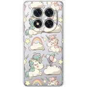 Прозорий чохол BoxFace Xiaomi Redmi Note 15 Pro Plus Unicorns