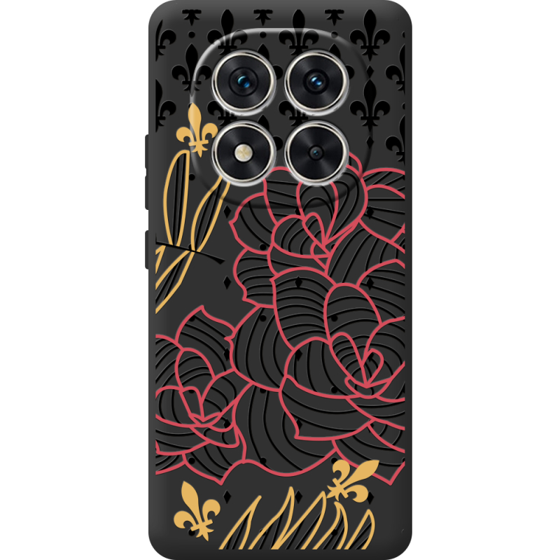 Чорний чохол BoxFace Xiaomi Redmi Note 15 Pro Plus FranceFlowers