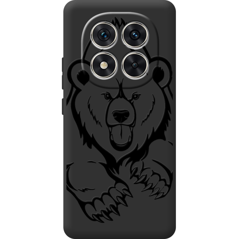 Чорний чохол BoxFace Xiaomi Redmi Note 15 Pro Plus Grizzly Bear