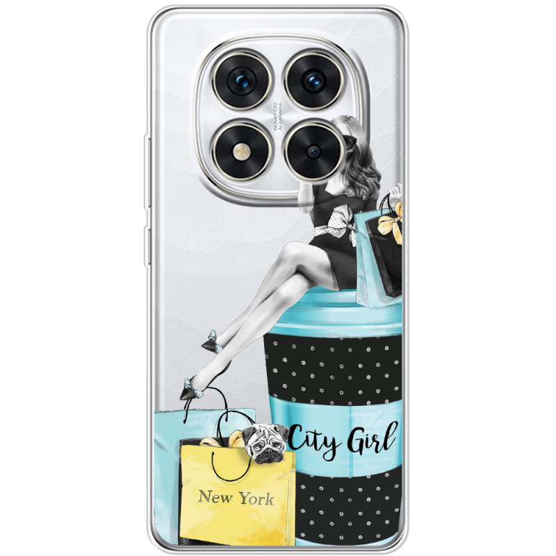 Прозорий чохол BoxFace Xiaomi Redmi Note 15 Pro 5G City Girl