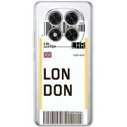 Прозорий чохол BoxFace Xiaomi Redmi Note 15 Pro 5G Ticket London