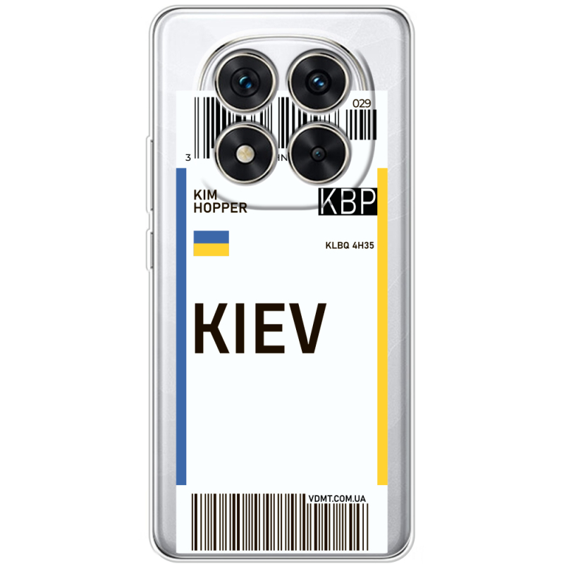 Прозорий чохол BoxFace Xiaomi Redmi Note 15 Pro 5G Ticket Kiev