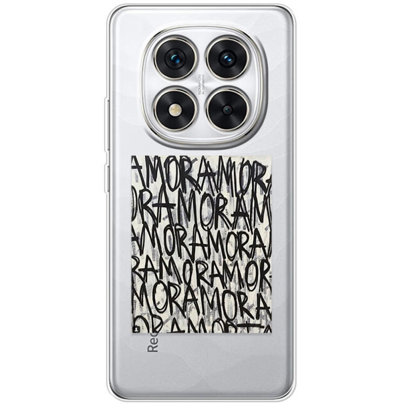 Прозорий чохол BoxFace Xiaomi Redmi Note 15 Pro 5G Amor Amor