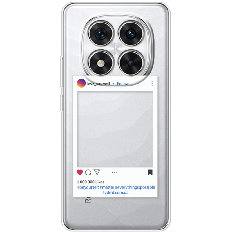 Прозорий чохол BoxFace Xiaomi Redmi Note 15 Pro 5G Insta