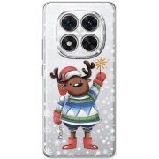 Прозорий чохол BoxFace Xiaomi Redmi Note 15 Pro 5G Christmas Deer with Snow