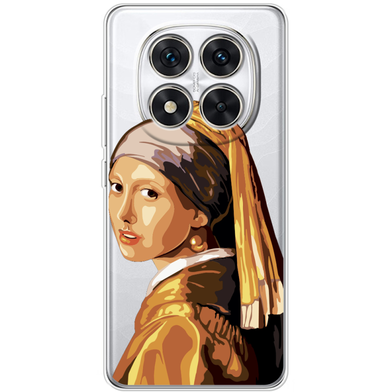 Прозорий чохол BoxFace Xiaomi Redmi Note 15 Pro 5G Девушка с жемчужной серёжкой