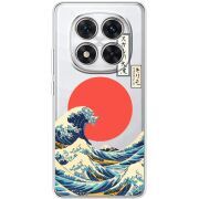Прозорий чохол BoxFace Xiaomi Redmi Note 15 Pro 5G Большая волна в Канагаве