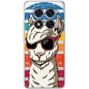 Прозорий чохол BoxFace Xiaomi Redmi Note 15 Pro 5G Стильна Лама