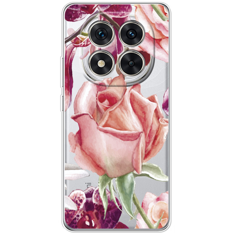 Прозорий чохол BoxFace Xiaomi Redmi Note 15 Pro 5G Rose