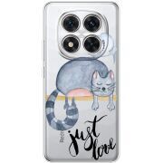 Прозорий чохол BoxFace Xiaomi Redmi Note 15 Pro 5G Just Love