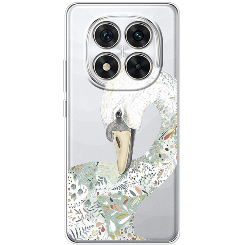 Прозорий чохол BoxFace Xiaomi Redmi Note 15 Pro 5G Swan