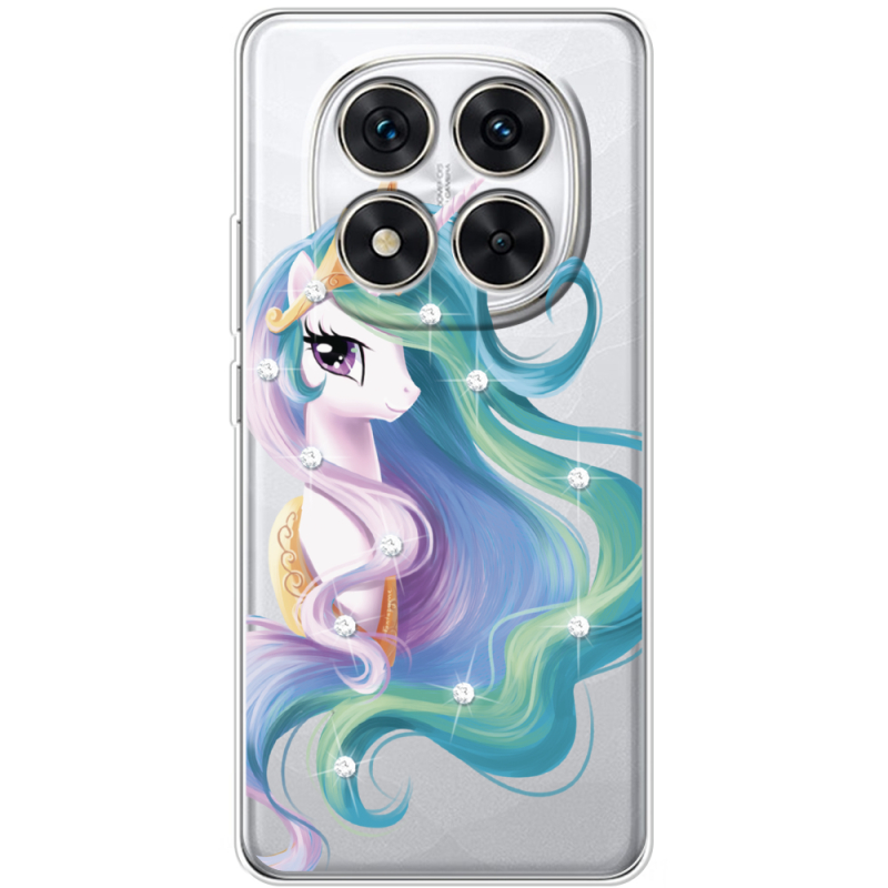 Чохол зі стразами Xiaomi Redmi Note 15 Pro 5G Unicorn Queen