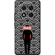 Чорний чохол BoxFace Xiaomi Redmi Note 15 Pro 5G Man Pattern