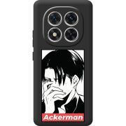 Чорний чохол BoxFace Xiaomi Redmi Note 15 Pro 5G Attack On Titan - Ackerman