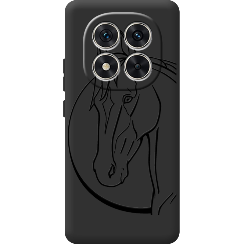 Чорний чохол BoxFace Xiaomi Redmi Note 15 Pro 5G Horse