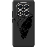 Чорний чохол BoxFace Xiaomi Redmi Note 15 Pro 5G Wolf and Raven