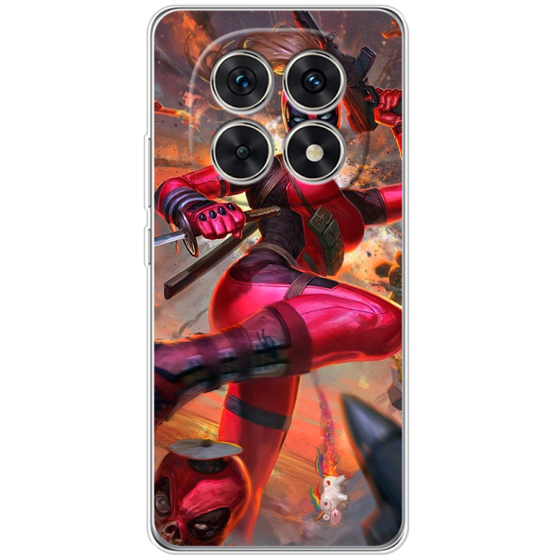 Чохол BoxFace Xiaomi Redmi Note 15 5G Woman Deadpool