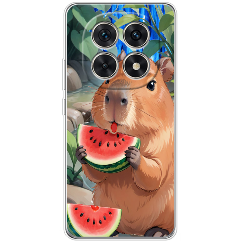 Чохол BoxFace Xiaomi Redmi Note 15 5G Капібара з кавуном