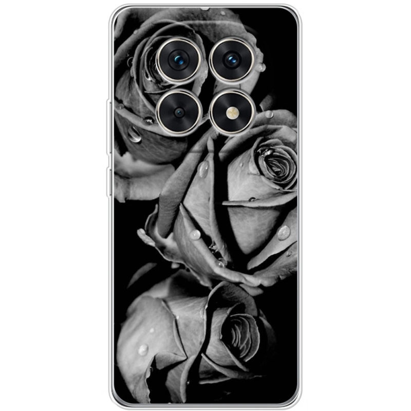 Чохол BoxFace Xiaomi Redmi Note 15 5G Black and White Roses