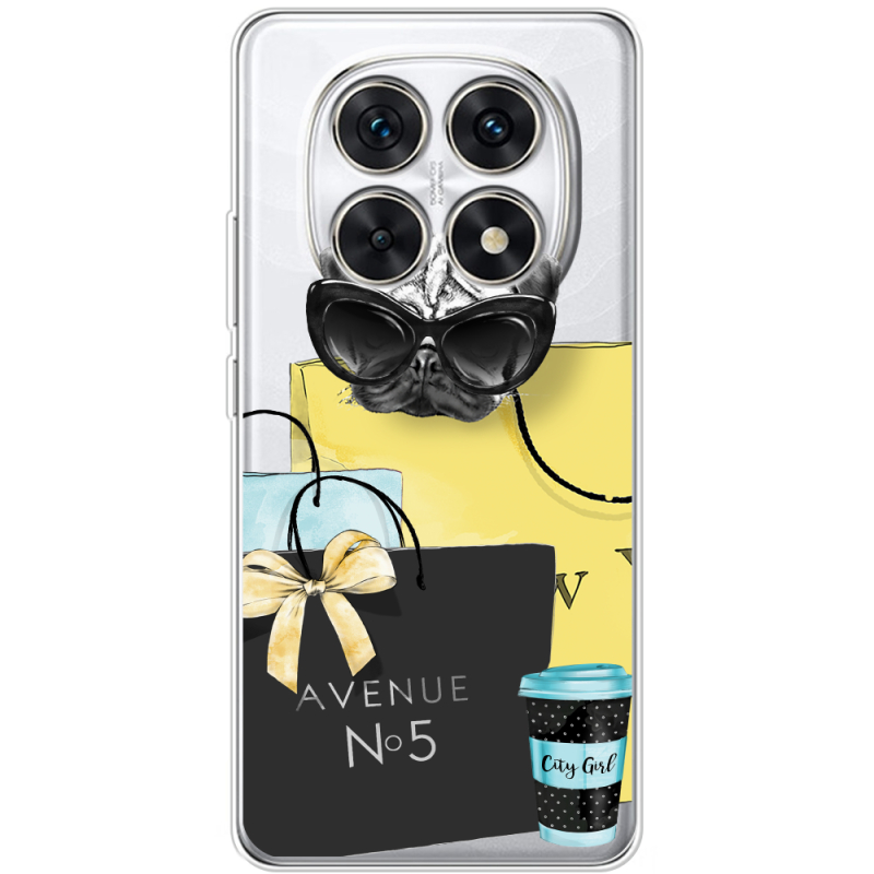 Прозорий чохол BoxFace Xiaomi Redmi Note 15 5G Fashion Pug