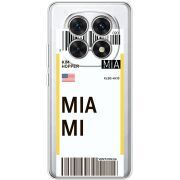 Прозорий чохол BoxFace Xiaomi Redmi Note 15 5G Ticket Miami