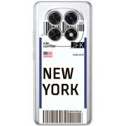 Прозорий чохол BoxFace Xiaomi Redmi Note 15 5G Ticket New York