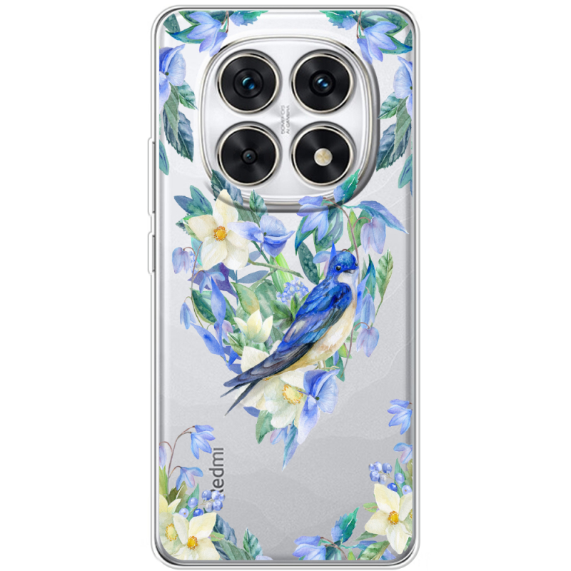 Прозорий чохол BoxFace Xiaomi Redmi Note 15 5G Spring Bird