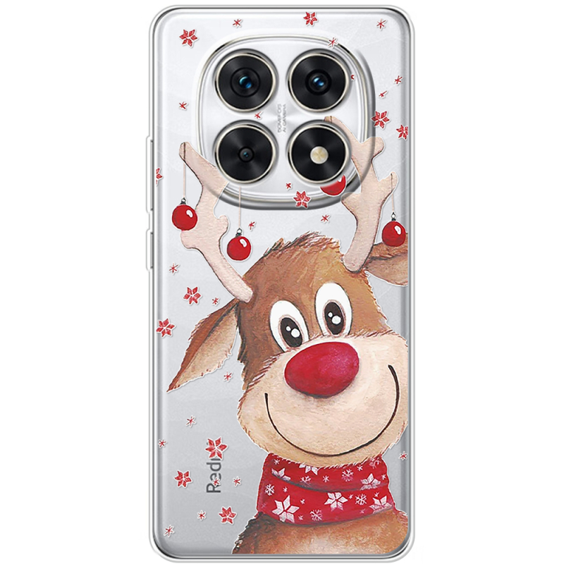 Прозорий чохол BoxFace Xiaomi Redmi Note 15 5G Winter Deer