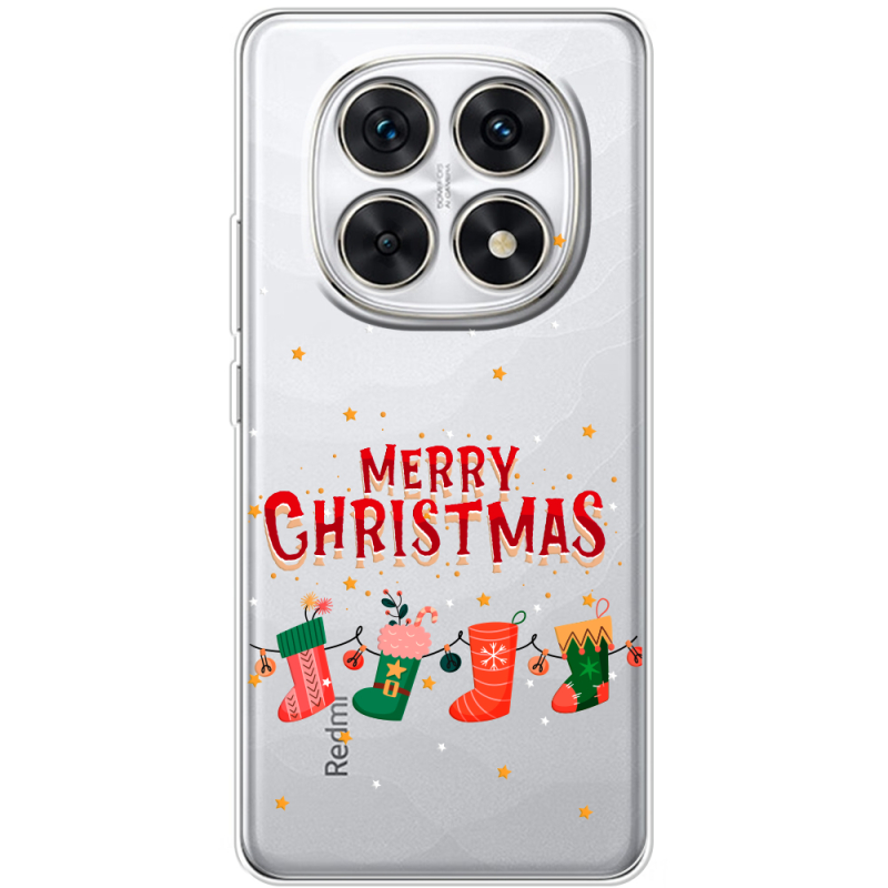 Прозорий чохол BoxFace Xiaomi Redmi Note 15 5G Merry Christmas