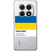 Прозорий чохол BoxFace Xiaomi Redmi Note 15 5G Pantone вільний синій