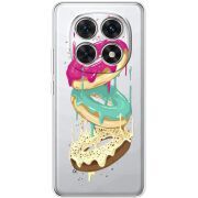 Прозорий чохол BoxFace Xiaomi Redmi Note 15 5G Donuts